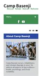 Mobile Screenshot of campbasenji.org