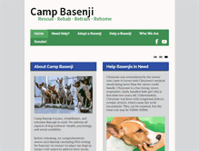 Tablet Screenshot of campbasenji.org